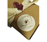 Etichette adesive per sposi, 50 pezzi, 5 cm, con scritta "Grazie per averci compagni", design idoneo (altalena ¨Grazie per aver partecipato¨)