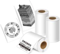 Etichette Adesive Personalizzate, 57 Mm × 3 M Etichette Autoadesiva per Stampant