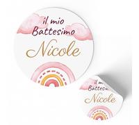 Etichette Adesive Personalizzate Nascita e Battesimo 175 pezzi (FFSTICK14)