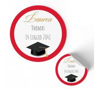 Etichette Adesive Personalizzate per Laurea 175 pezzi (FFSTICK41)