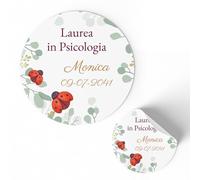 Etichette Adesive Personalizzate per Laurea 175 pezzi (FFSTICK44)