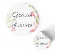 Etichette Adesive Personalizzate per Matrimonio e ogni occasione 175 pezzi (FFSTICK23)