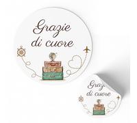 Etichette Adesive Personalizzate per Matrimonio e ogni occasione 175 pezzi (FFSTICK24)