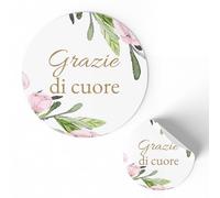 Etichette Adesive Personalizzate per Matrimonio e ogni occasione 175 pezzi (FFSTICK26)