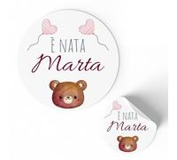 Etichette Adesive Personalizzate per nascita e battesimo 175 pezzi (FFSTICK16)