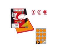 Etichette adesive R/310 - in carta - permanenti - tonde - diametro 60 mm - 12 et