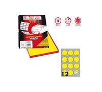 Etichette adesive R/310 - in carta - permanenti - tonde - diametro 60 mm - 12 et