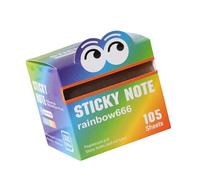 Etichette adesive rimovibili Design Cartoon Pull Out Scrivi Nota per Studio Note di marcatura adesiva Etichetta resistente agli strappi Pull Out Trasparente Stick Note