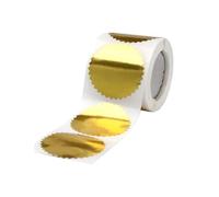 Etichette adesive sigillanti, Etichette adesive rotonde for ingranaggi da 45 mm for sigillo di goffratura for premi(D)