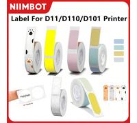 Etichette adesive termiche colorate, impermeabili e resistenti all'olio Niimbot D101 D11 D110, carta per etichette portatile mini N. 14-12*40mm-160 PZ,N. 27-14*30mm-210 PZ,N. 47-14*28mm-220 pezzi,N. 2