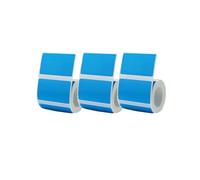 Etichette adesive termiche da 50x30 mm Carte in rotolo stampabili autoadesive dirette a colori Cartellini dei prezzi con nomi domestici durevoli(660psc blue)