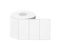 Etichette adesive termiche dirette da 3x1 inch, etichette perforate per indirizzi di spedizione con codici a barre, 2000 pezzi/rotolo etichette compatibili con Zebra (4x2 inch, 1pcs)