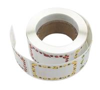 Etichette Adesive Vuote, Adesivi con Scrittura Rimovibili, 1000 Pezzi, Etichette Adesive Vuote, Etichetté per Conservazione degli Alimenti, Design Facile da Staccare, per Barattoli della Dispensa