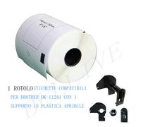 Etichette Adesivo Compatibile per Brother DK-11241 152mmX102mm QL 1050 1060 1000