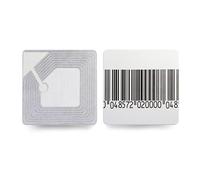 Etichette Antitaccheggio 4x4cm radiofrequenza RF per checkpoint 1000pz