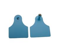 Etichette auricolari in TPU per animali di mucca, bestiame e pecore, 50/100 set (50 set, blu)