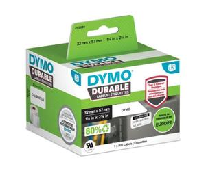 Etichette autoadesive bianche DYMO Durable 5,7x3,2 cm in polipropilene, 800 pezzi