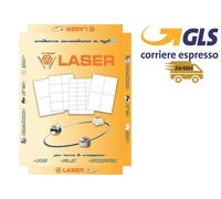 Etichette Autoadesive Bianche Su Foglio A4 47,5x25,5 mm 4400 id-label 100 fogli