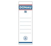 Etichette autoadesive per raccoglitori DONAU, 54 x 153 mm, su un lato, 20 pezzi, autoadesive, forma rettangolare, materiale di carta, colore bianco, grammatura (g/m2) N.a. Dimensioni: 54 x 153 mm