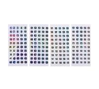 Etichette autoadesive rotonde con numeri da 1 a 200 etichette adesive per interni ed esterni