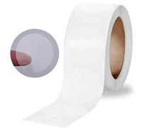 Etichette autoadesive rotonde trasparenti da 500 fogli/rotolo, diametro 3 cm, spessore 5C, adatte per buste, regali, ecc., disponibili in vari colori.