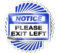 Etichette Avviso Please Exit Left for Occupational Therapy & Class Ebike - Segnale magnetico divertente e divertente gioco