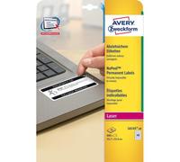 Etichette bianche antimanomissione Avery et/foglio per laser - cf. 20 ff L6145-20