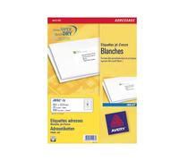 Etichette bianche per buste AVERY QuickD stampanti inkjet - cf. 25 fogli J8162-25