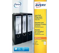 Etichette bianche per raccoglitori Avery Ultragrip 60x200 mm - 4 et/foglio - st