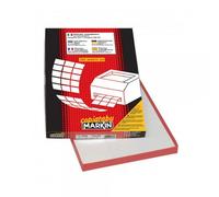 Etichette bianche permanenti Markin Copi 1 et./ff - conf. 100 ff A3 - X214C599A3