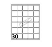 Etichette bianche permanenti Markin Copi conf. 10 blister da 10 ff - X11017