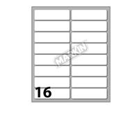 Etichette bianche permanenti Markin Copi conf. 10 blister da 10 ff - X11038