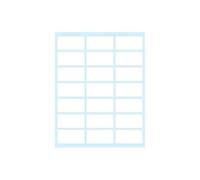 Etichette bianche scrivibili a mano TICO bustina da 10 fogli - E-3819