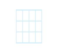 Etichette bianche scrivibili a mano TICO bustina da 10 fogli - E-4828