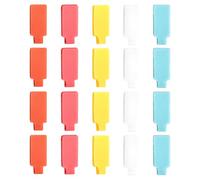 Etichette Cavo - 20 Pezzi Etichette Per Cavi Describili | Filo 20X E Cavo Per L'Identificazione | Diversi Colori Etichettabili, Organizzazione Di Cavi E