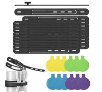 Etichette con filo, in silicone multicolore, riutilizzabili, scrivibili, per elettronica, stile di vita, gadget personale, viaggi, casa, organizzazione, scrivania, posto di lavoro