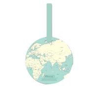 Etichette con nome per borse da viaggio, etichette per valigie in PVC | PVC Borse Forniture decorative Prodotti da viaggio per valigette Zaini Verde chiaro