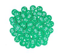 Etichette con numeri da tavolo, Etichette numeriche dell'alveare 1-200 Numeri multicolori da 200 pezzi su 1 lato(Grün)