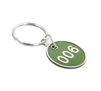 Etichette Con Numeri In Metallo Etichette identificative for marcatura numerica 1-200 for bagagli Etichetta Per Scuola,Casa, Chiavi(Green,1-100)