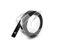 Etichette Continua Bianco su Nero con Adesivo Acrilico Rimovibile DYMO 520109