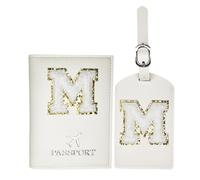 Etichette da viaggio per bagagli, etichetta per valigia | Etichette per borsa da viaggio Clip per passaporto,Elegante portaetichette per bagagli per viaggi d'affari per un facile accesso