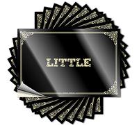 Etichette decorative da bar per esterni, buon lavoro, poco a lunga durata, adesivi per adulti (12 x 18 cm, 2 pezzi)