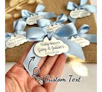 Etichette di benvenuto personalizzate per neonati a forma di nuvola con nome, bomboniere per battesimo, ringraziamenti, regali personalizzati per festa di fidanzamento, bomboniere per matrimonio, etic