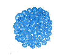 Etichette di chiavi digitali incise in plastica ci Confezione da 200 etichette con numeri in plastica 1-200 multicolori for for armadietti portachiavi e abbigliamento(Blue)