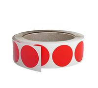 Etichette di codifica a colori, etichette per traslochi da 3,17 cm di colore rosso adesivo rotolo 30 mm - Confezione da 1000 di Royal Green
