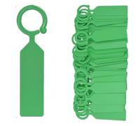 Etichette di piante da giardino Etichette Ed Etichette for Piante In PVC A Forma Di T 108mm x 23,2mm Confezione Da 50 Pz Multicolore(Green-50pcs)