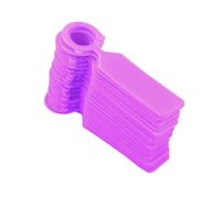 Etichette e cartellini in plastica per piante Etichette for nomi di piante riutilizzabili in ABS Etichette da giardino Multicolori 11x2,4 cm 100 pezzi(Purple)