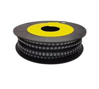 Etichette for marcatura cavi, 250/500/1000 pezzi da 0 a 9 Numero 2,5 mm2 Marcacavi for cavi Avvolgimento a spirale Colorato 18AWG-12 AWG EC-1(No.0,EC 3(250Pcs))