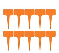 Etichette for piante da 200 pezzi Impermeabili Riutilizzabili Segni giardino for fiori Identificazione in vaso Paletti Tag Marcatori Per Vasi Da Fiori,Aiuole(Orange)