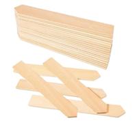 Etichette for piante di bambù Segnaletica for piante in legno | Etichette for carte Indicatori da giardino for semi di erbe in vaso Fiori Verdure Strumenti